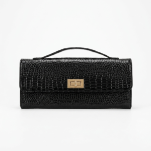 Long Clutch Croco With Handle