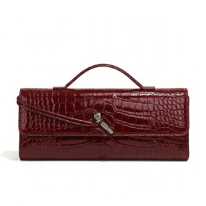 Long Clutch Croco BV Andiamo With Handles