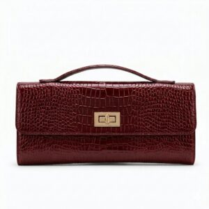 Long Clutch Croco With Handle